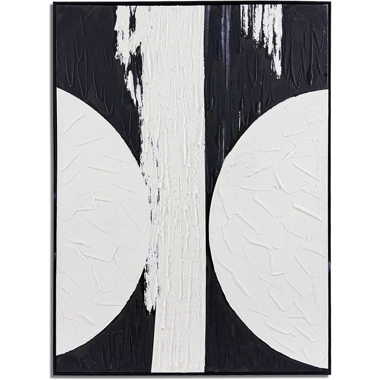 Ivy Bronx Black And White Framed On Canvas Print Wayfair Canada